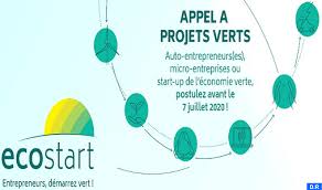 Économie verte lancement de l’appel à projets « Ecostart »