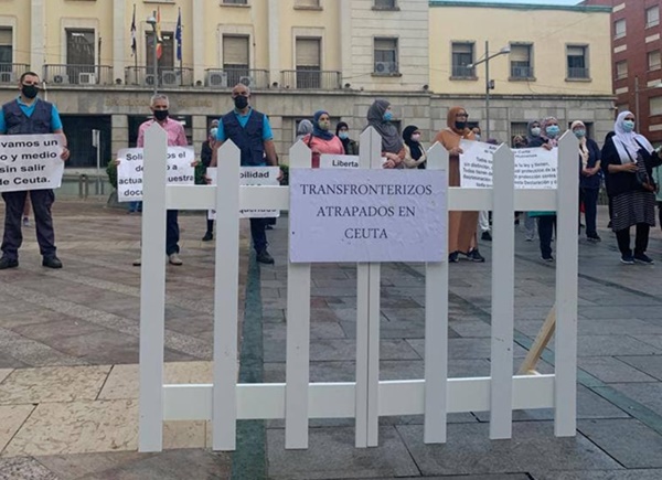 Des travailleurs transfrontaliers bloqués à Ceuta