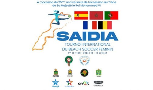 Le 1er tournoi international de beach soccer féminin à Saïdia, du 10 au 14 juillet